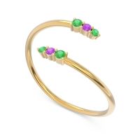 Simple Wrap Pave Svana Band