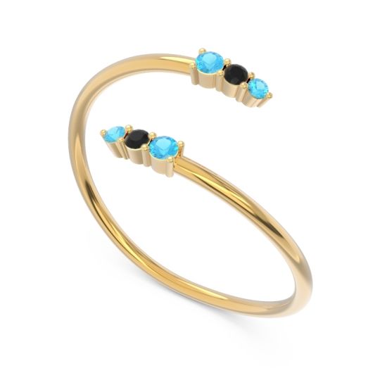 Simple Wrap Pave Svana Band