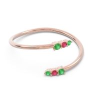 Simple Wrap Pave Svana Band