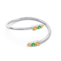 Simple Wrap Pave Svana Band