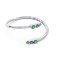 Simple Wrap Pave Svana Band