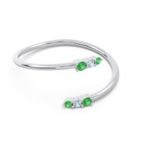 Simple Wrap Pave Svana Band