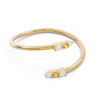Simple Wrap Pave Svana Band