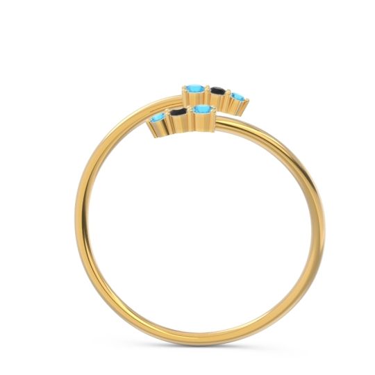 Simple Wrap Pave Svana Band
