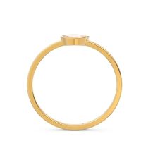 Petite Bezel Marquise Drzika Band