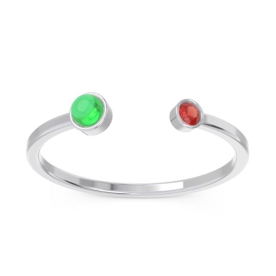 Petite Modern Bezel Asamana Band