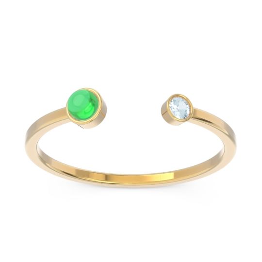 Petite Modern Bezel Asamana Band
