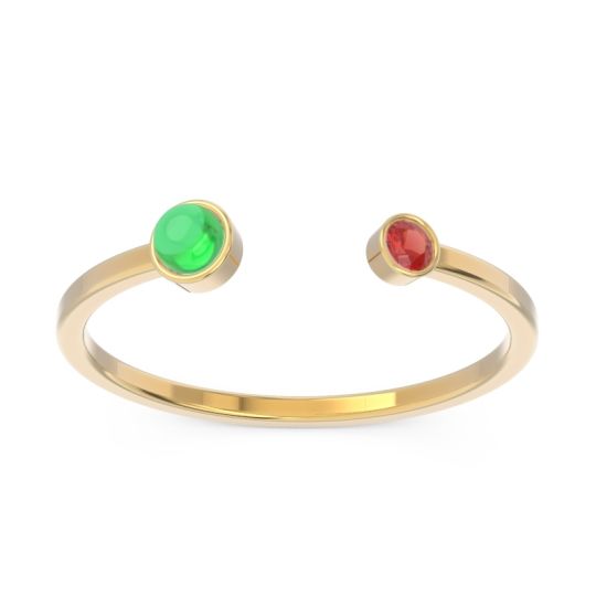 Petite Modern Bezel Asamana Band
