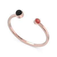 Petite Modern Bezel Asamana Band