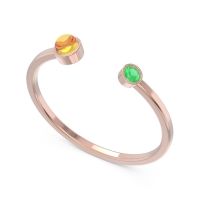 Petite Modern Bezel Asamana Band