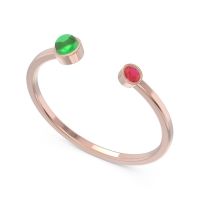 Petite Modern Bezel Asamana Band