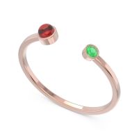 Petite Modern Bezel Asamana Band