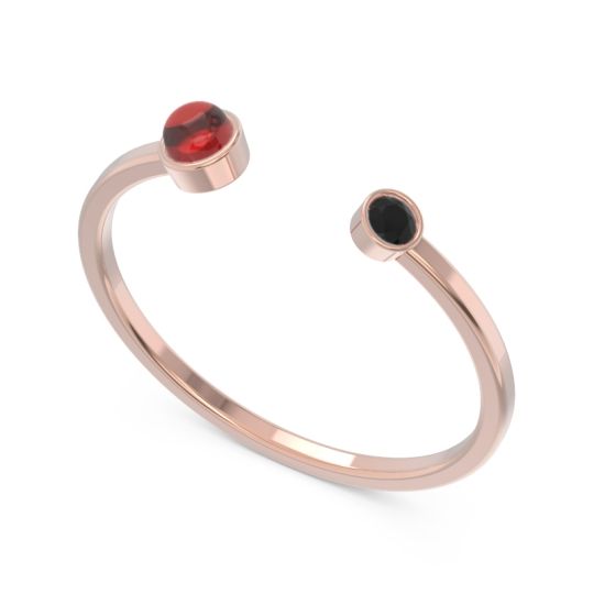 Petite Modern Bezel Asamana Band