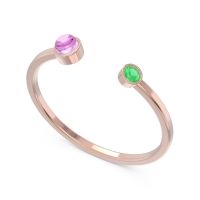 Petite Modern Bezel Asamana Band