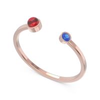 Petite Modern Bezel Asamana Band