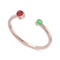 Petite Modern Bezel Asamana Band