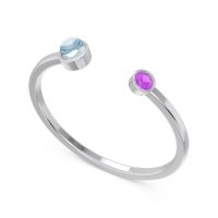 Petite Modern Bezel Asamana Band