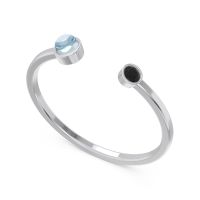 Petite Modern Bezel Asamana Band