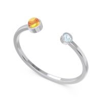 Petite Modern Bezel Asamana Band