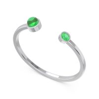 Petite Modern Bezel Asamana Band