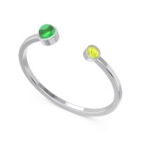 Petite Modern Bezel Asamana Band