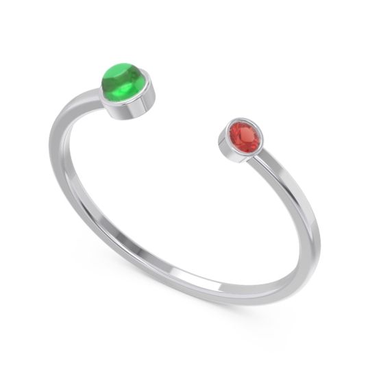 Petite Modern Bezel Asamana Band