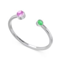 Petite Modern Bezel Asamana Band