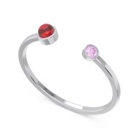 Petite Modern Bezel Asamana Band