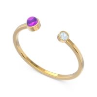 Petite Modern Bezel Asamana Band