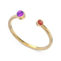 Petite Modern Bezel Asamana Band