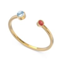 Petite Modern Bezel Asamana Band