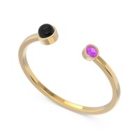 Petite Modern Bezel Asamana Band