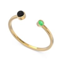 Petite Modern Bezel Asamana Band