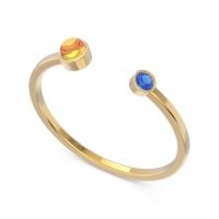 Petite Modern Bezel Asamana Band