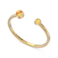 Petite Modern Bezel Asamana Band