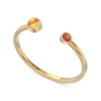 Petite Modern Bezel Asamana Band