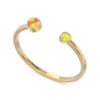 Petite Modern Bezel Asamana Band