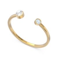 Petite Modern Bezel Asamana Band
