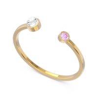 Petite Modern Bezel Asamana Band