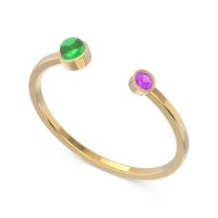 Petite Modern Bezel Asamana Band