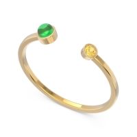 Petite Modern Bezel Asamana Band