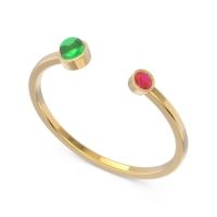 Petite Modern Bezel Asamana Band