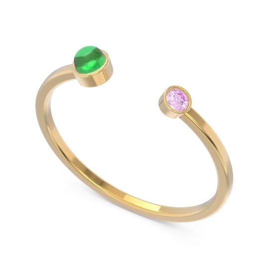 Petite Modern Bezel Asamana Band