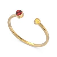Petite Modern Bezel Asamana Band