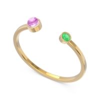 Petite Modern Bezel Asamana Band