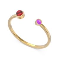 Petite Modern Bezel Asamana Band