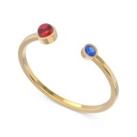 Petite Modern Bezel Asamana Band