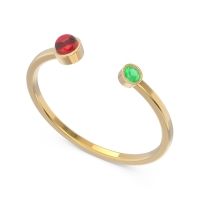 Petite Modern Bezel Asamana Band