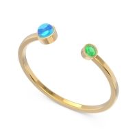 Petite Modern Bezel Asamana Band