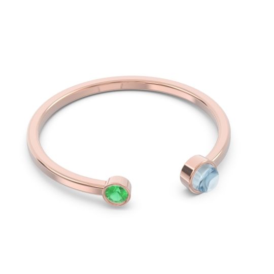Petite Modern Bezel Asamana Band